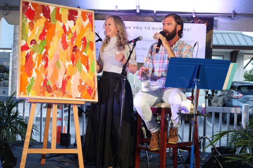 Art was auctioned at last year&rsquo;s &ldquo;A Night in the Vineyard.&rdquo;