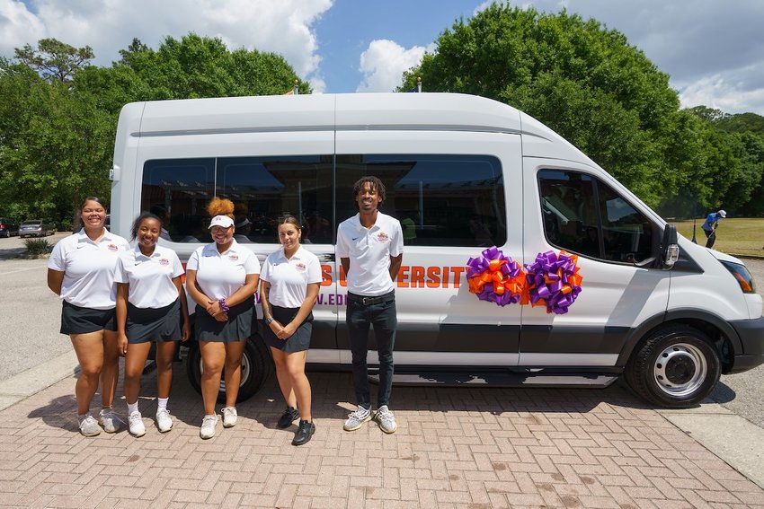 The Edward Waters University women&rsquo;s golf team recently received a new custom van for tournament travel from THE PLAYERS Championship.