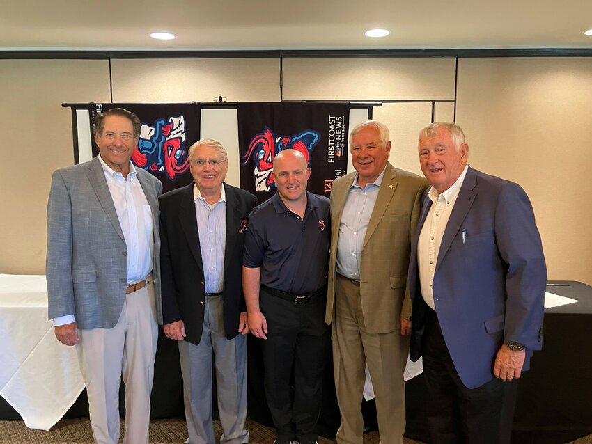 Pictured from left are Peter Karpen, John Ekdahl, Ken Babby, Quentin Walsh and Craig Wantoch.