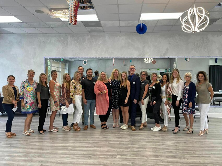 The St. Johns County Chamber of Commerce Ponte Vedra Beach Division before hours at Arthur Murray Ponte Vedra Beach Dance Center.