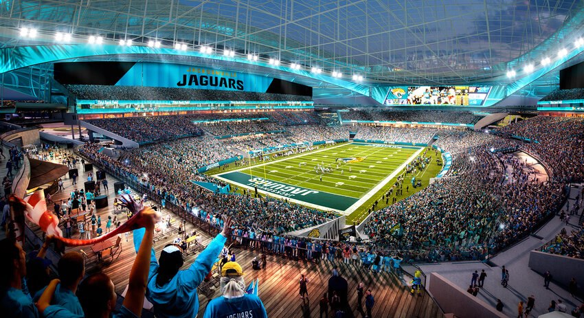 The Jacksonville Jaguars recently released conceptual renderings of what their vision of what renovations to TIAA Bank Field would look like after completion.