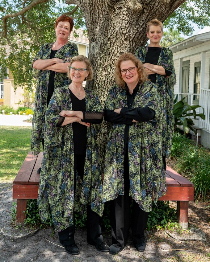 Florida Chamber Music Project: top left, Laurie Casseday; top right, Susan Pardue; bottom right, Patrice Evans; bottom left, Ann Hertler.