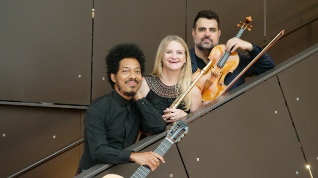 Trio Virado will perform the first of the free concerts.