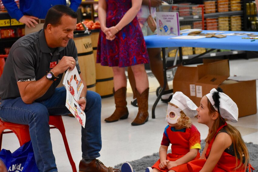 Preschool children recently attended a special story time at the Neptune Beach Winn-Dixie.