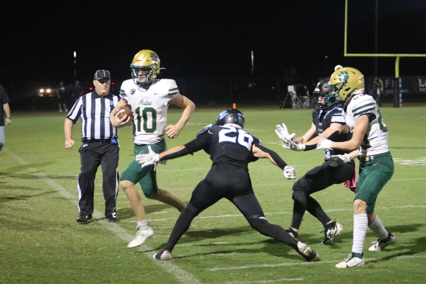 Bryce Frick (No. 10) and the Nease Panthers are in position for a district title after their win over Ponte Vedra. Now they look to finish the deal with a victory over Tocoi Creek this Friday at 7 p.m.