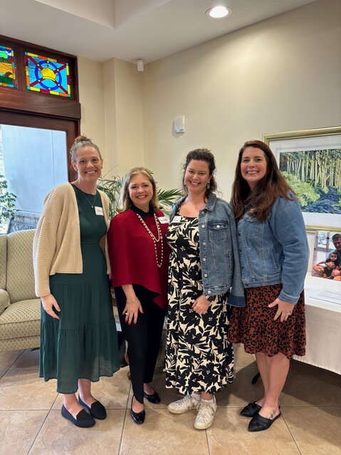 Pictured at the event: Board Member Kellie Roby, Ponte Vedra Church Lead Pastor Jacquie Leveron, Board Member Brittany Kleffner and Director/Duval County Jordan Whitmarsh.