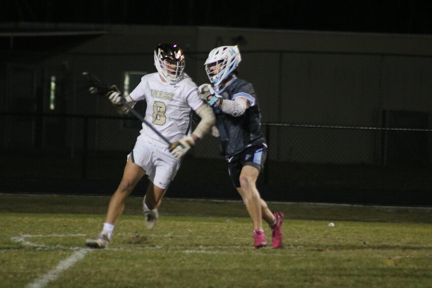 The Panthers hosted the Sharks in boys lacrosse action on Feb. 20.
