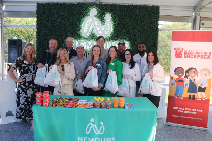 Nemours, the Jim &amp; Tabitha Furyk Foundation and Blessings in a Backpack teamed up for a fun event at the kid zone at THE PLAYERS on March 13.