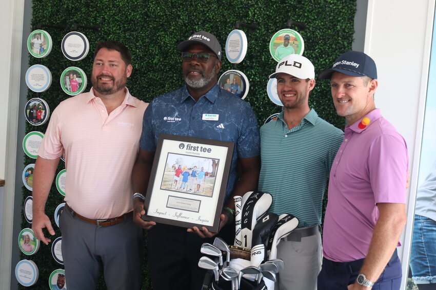 Robert Young was thanked for his 20 years of service as a golf instructor with First Tee of North Florida during a ceremony at THE PLAYERS on March 12.