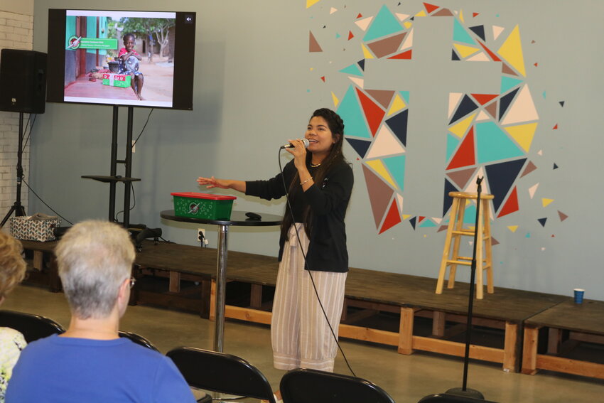 Dioany Yosuino talked about her time growing up in Venezuela and how she was impacted after receiving her shoebox from Operation Christmas Child.
