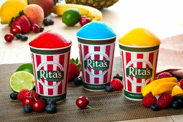 Rita&rsquo;s Italian ice uses real fruit flavors.