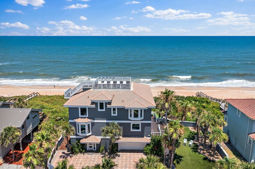 The home at 2375 Ponte Vedra Blvd. really is that close to the ocean.