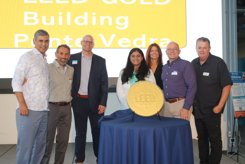 The link in Nocatee became the first LEED gold certified building in Ponte Vedra during an award ceremony on June 27.