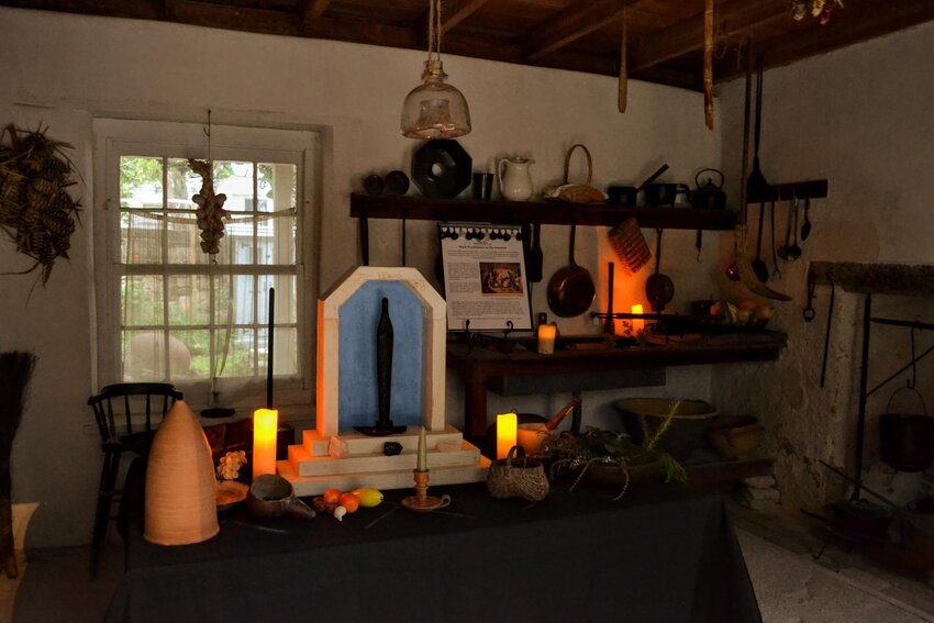 The Ximenez-Fatio House Museum by candlelight.