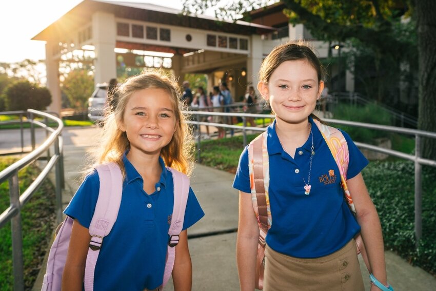 Students arrive at the Bolles Ponte Vedra Beach Campus on the first day of school.