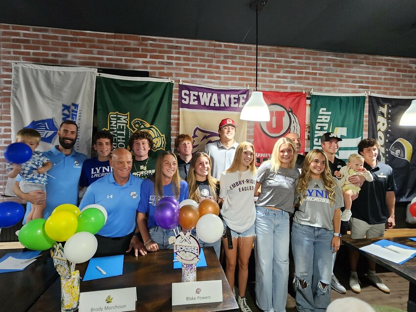 Eleven Ponte Vedra High lacrosse signees gathered at Vincenzo&rsquo;s Italian Restaurant for a special signing day ceremony on Nov. 13.
