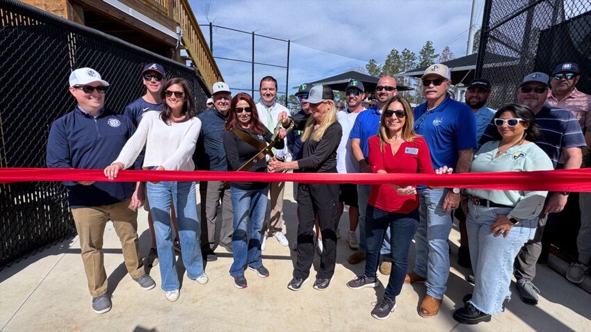 The ribbon-cutting ceremony for Mill Creek Park was held March 1.