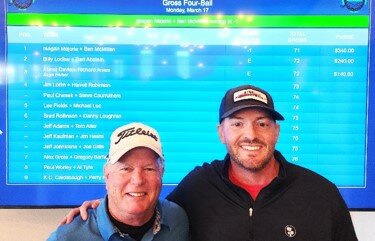 Reagen Majoria and Ben McMillen won the gross division.