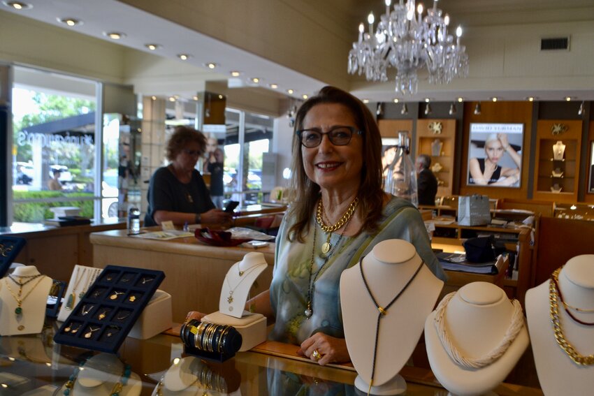 Behar made a guest appearance at Underwood Jewelers