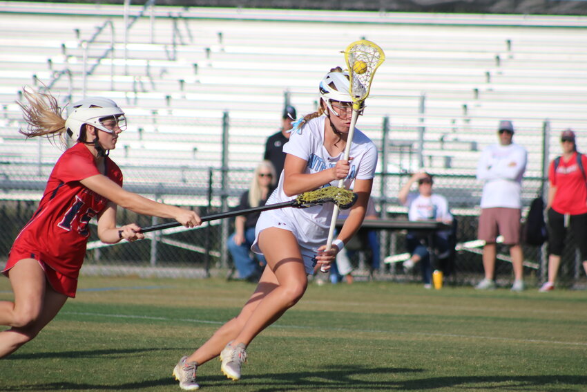 The Sharks battled Lake Brantley High in the first round of the Class 2A state playoffs on April 22.