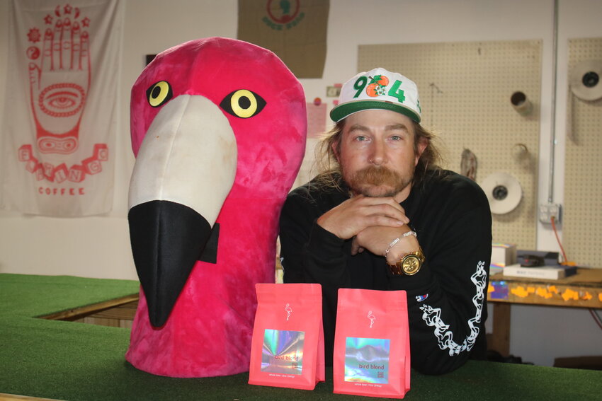 Paul Carr began the Flamingo Coffee journey seven years ago.