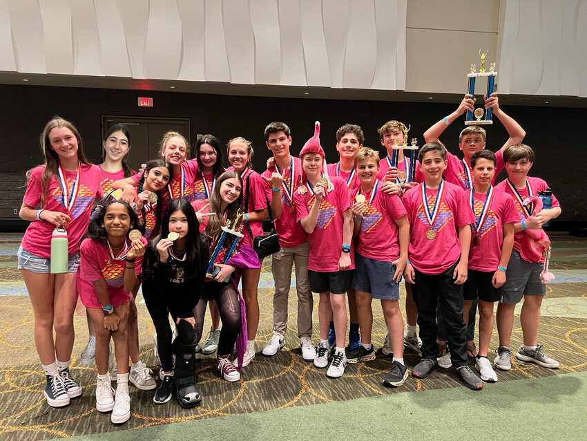 The Pine Island Academy Odyssey of the Mind State 2025 Champions