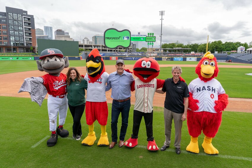 TruGreen spaces initiative.jpg: A partnership between TruGreen and Minor League Baseball is looking to revitalize a local park or field in one of its 120 markets across the county.