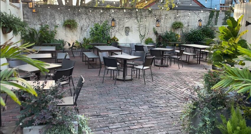 Expanded patio space at Catch 27
