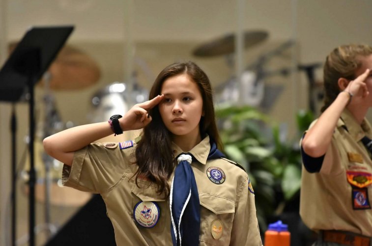 The BSA All Girls Troop 291 attend first Court of Honor at Ponte Vedra ...