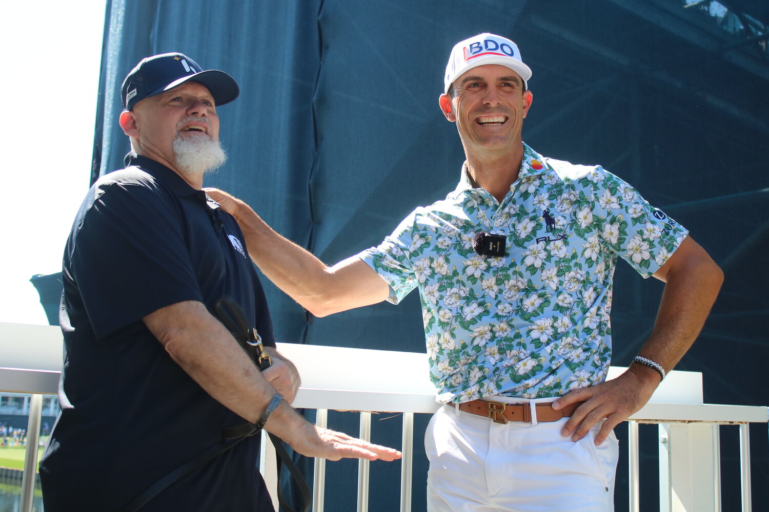 Local PGA Tour golfer Billy Horschel surprised a veteran that the Horschel Family Foundation sponsored through training at K9s For Warriors.
