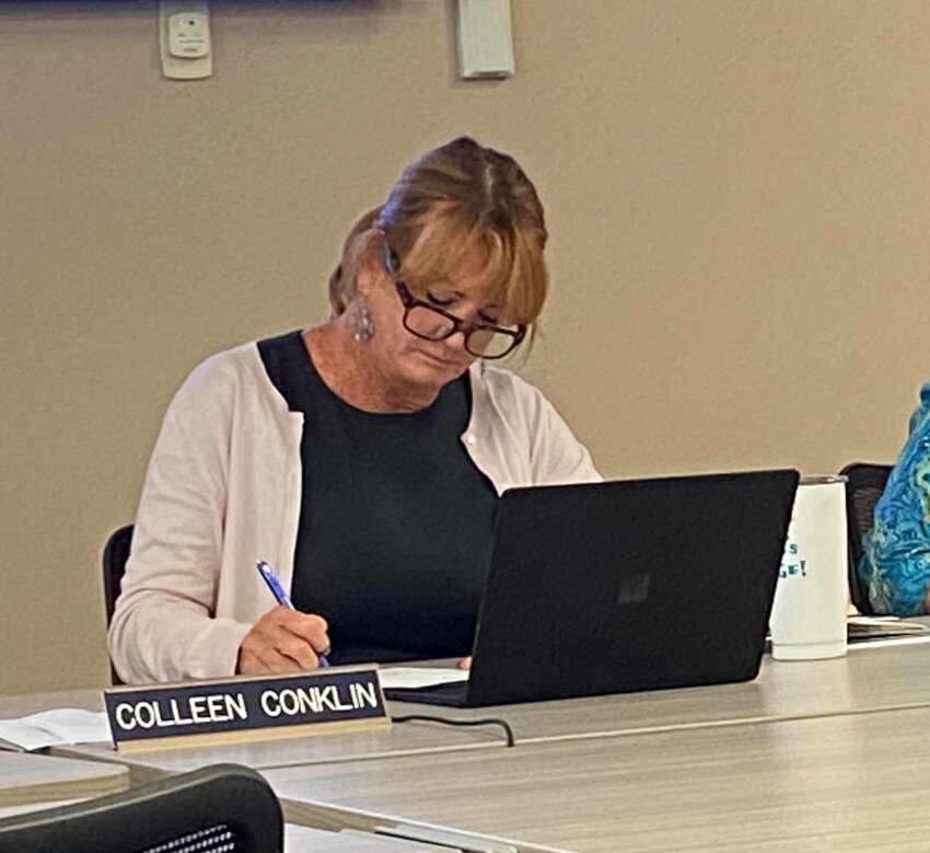 Colleen Conklin was the FYO's chief defender on Tuesday.