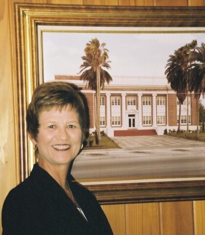 Johnston during her initial 2004 campaign for Tax Collector.