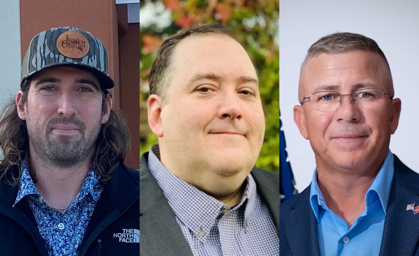 The three other mayoral challengers who entered prior to Lowe: Peter Johnson, Scott McDonald, and Mike Norris.