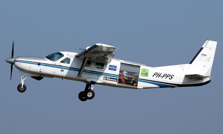 The model plane from the Flagler County crash being used in the Netherlands. | Alfvan Beem