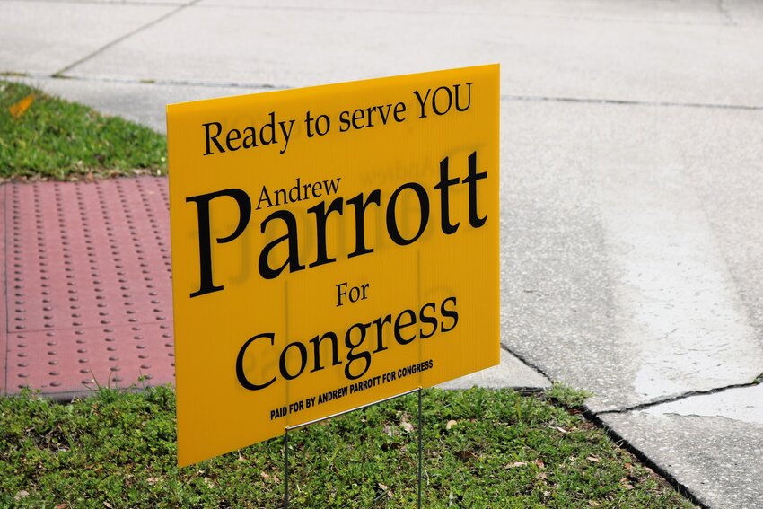 Libertarian Andrew Parrott was not competitive on Tuesday.