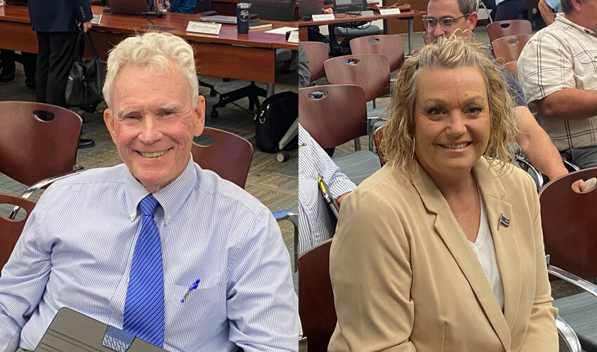 Dave Ferguson (left) did not receive a motion to be appointed on Tuesday. Candance Stevens (right) received an unsuccessful one.