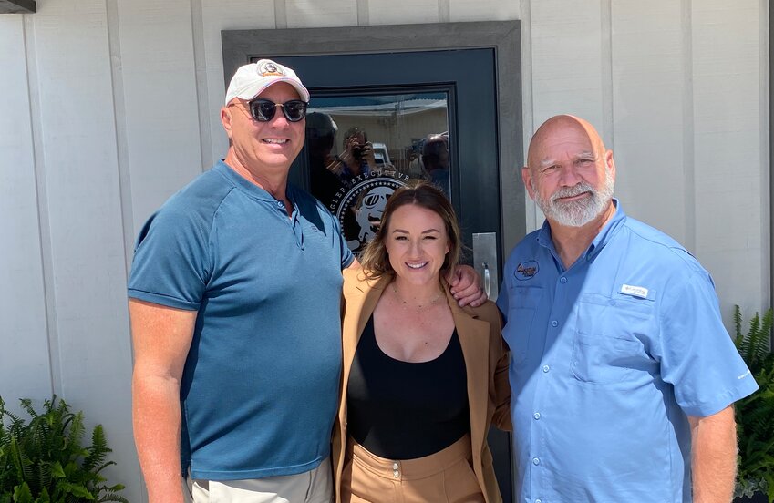 L-R: Jamie Bordeau, Chelsea Herbert, and Joe Wright.