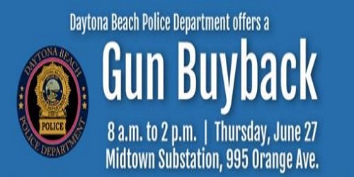 DBPD Hosting Gun Buyback Program | WNDB - News Daytona Beach