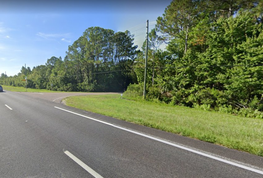 The area in the Saturday crash is said to have occurred.