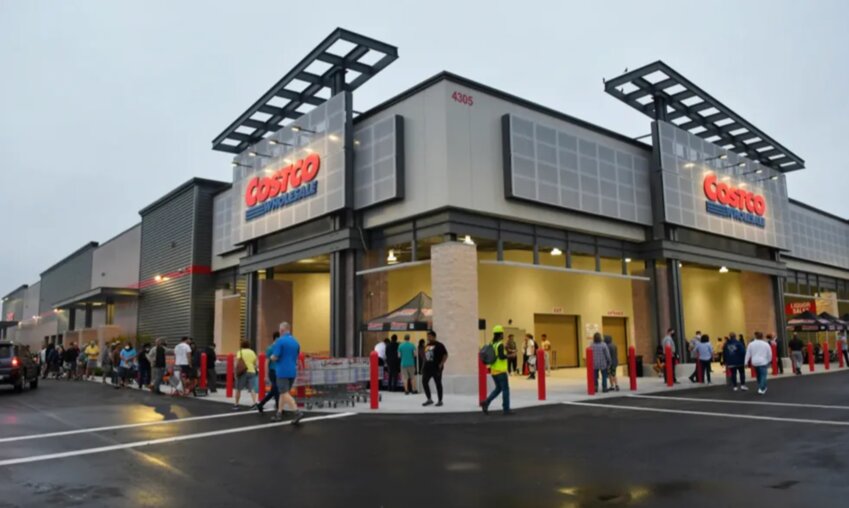 A professional rendering of the upcoming Daytona Beach Costco.