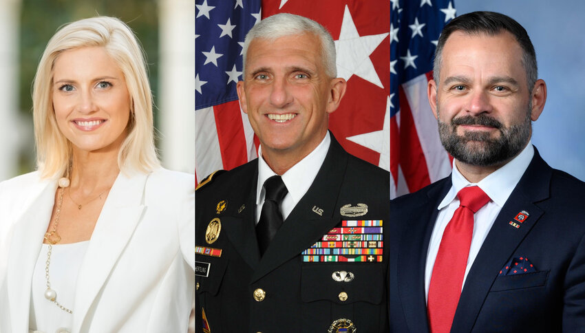 L-R: Jennifer Adams, Mark Hertling, and Cory Mills.