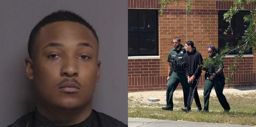 Givens (left) and Villanueva (right) are accused of armed robbery.