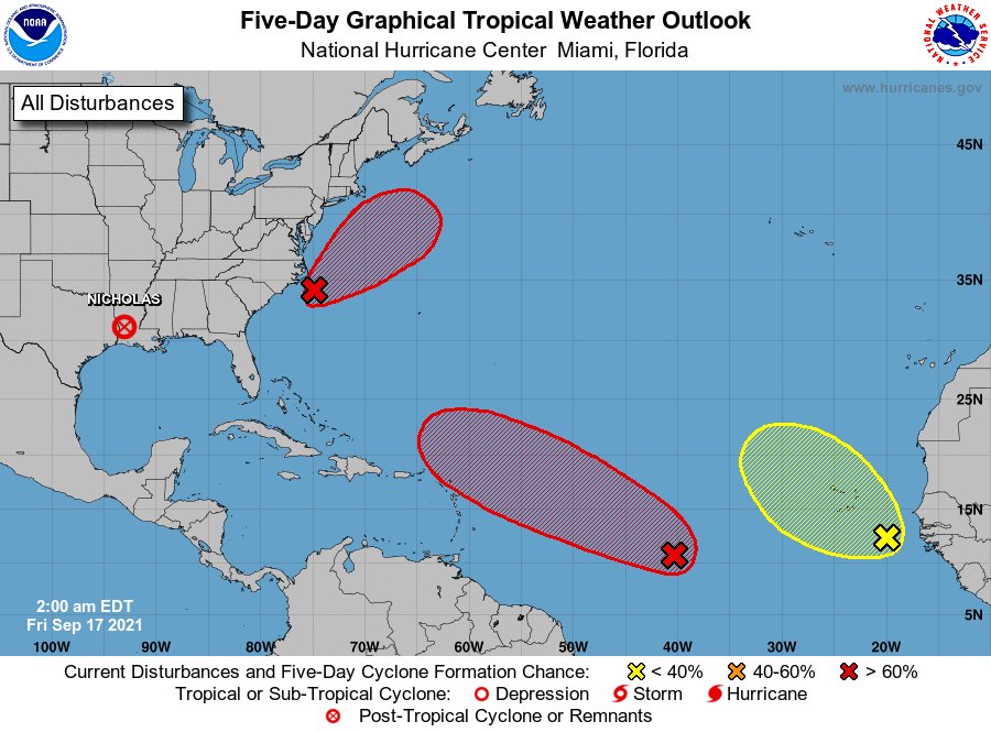 5-day tropical outlook