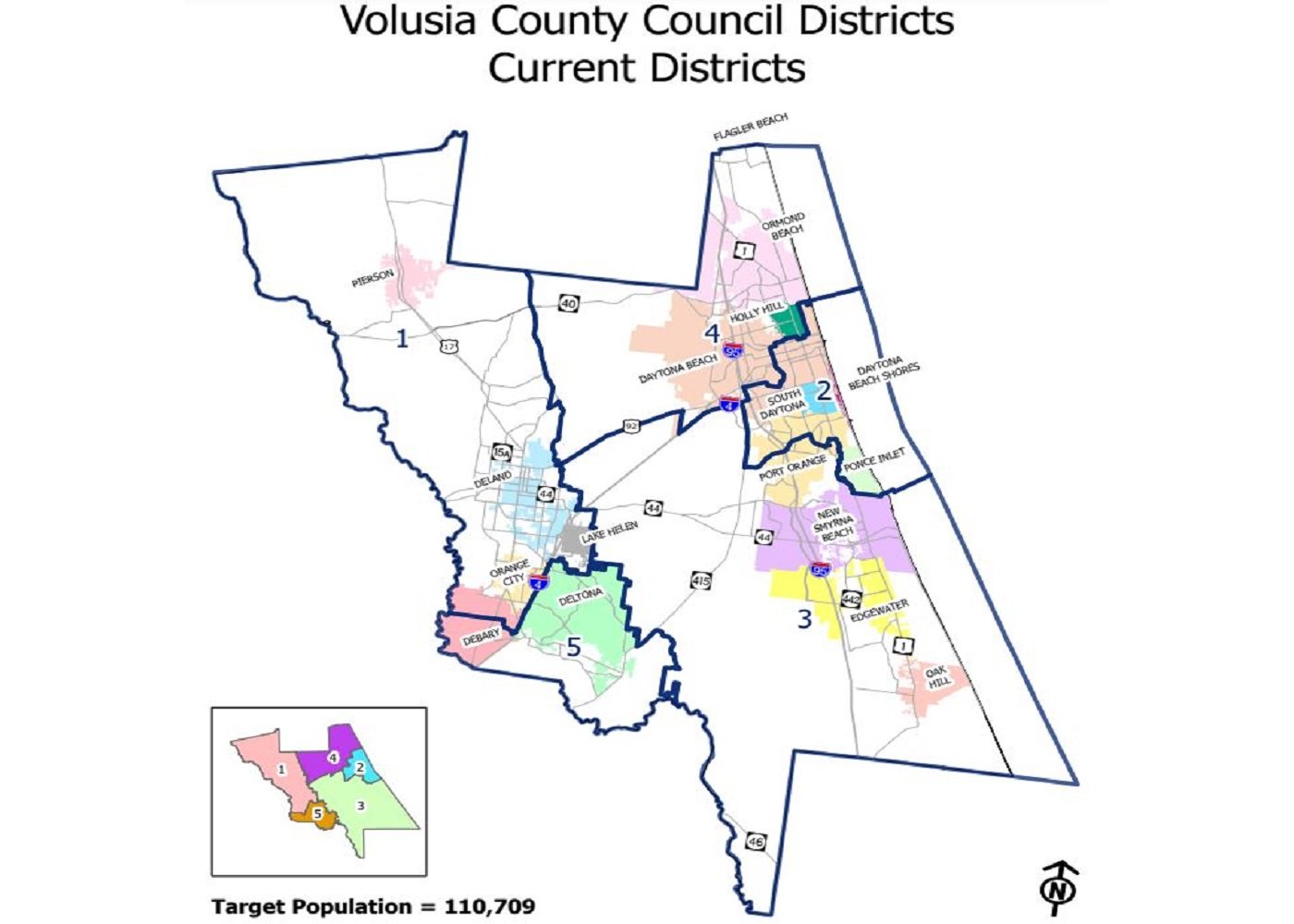 V.C Council Current Districts