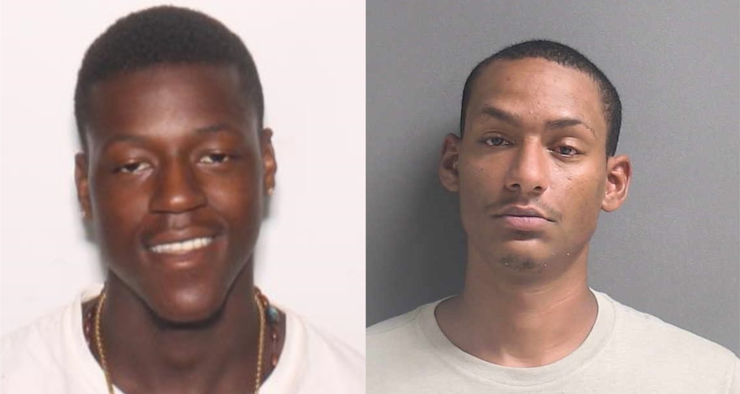 Da’Querious Stewart (left), who is still at large, and Eddie Mojica (right)