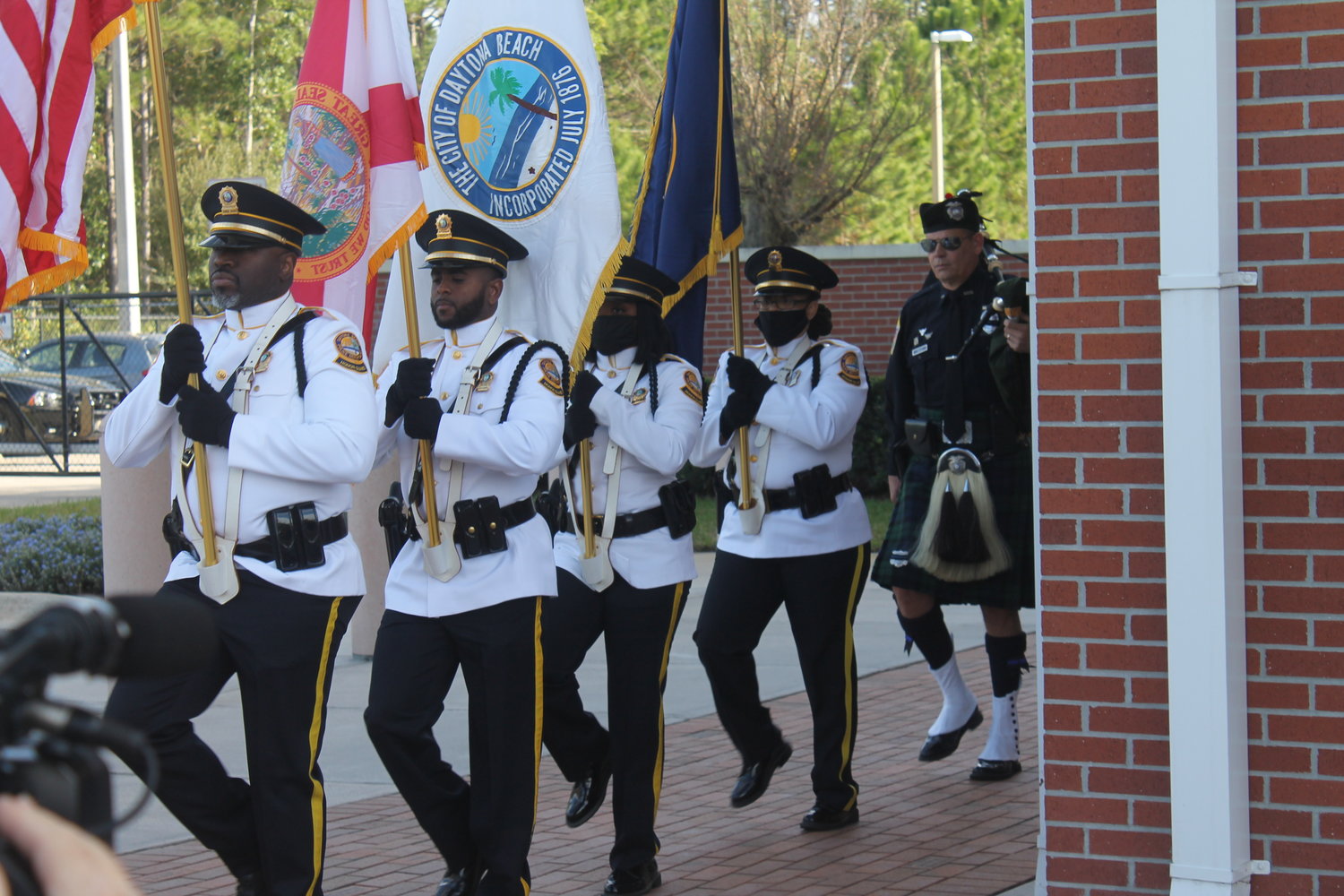 DBPD's Honor Guard coming to present colors during the ceremony