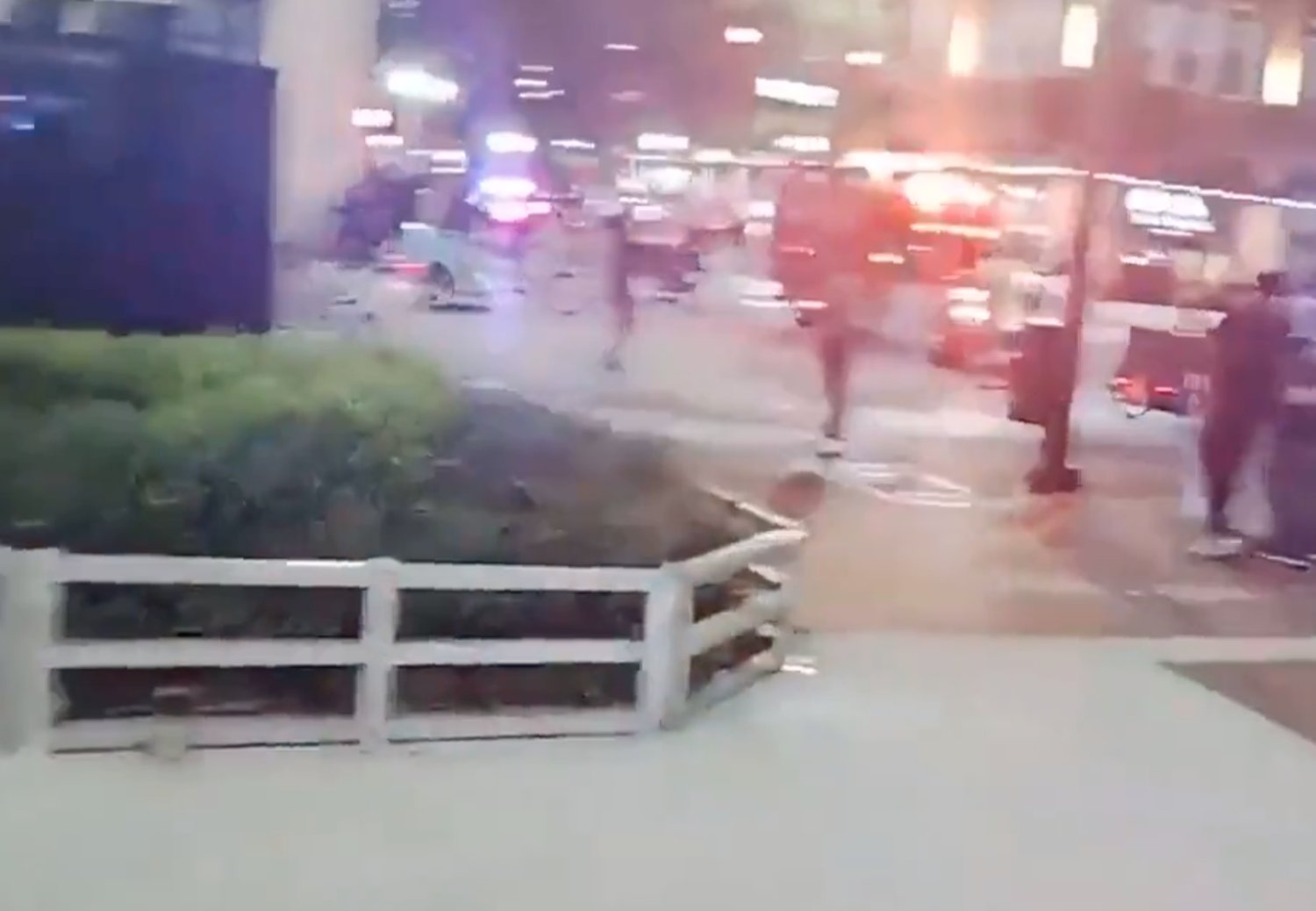 Eyewitness video of the shooting.