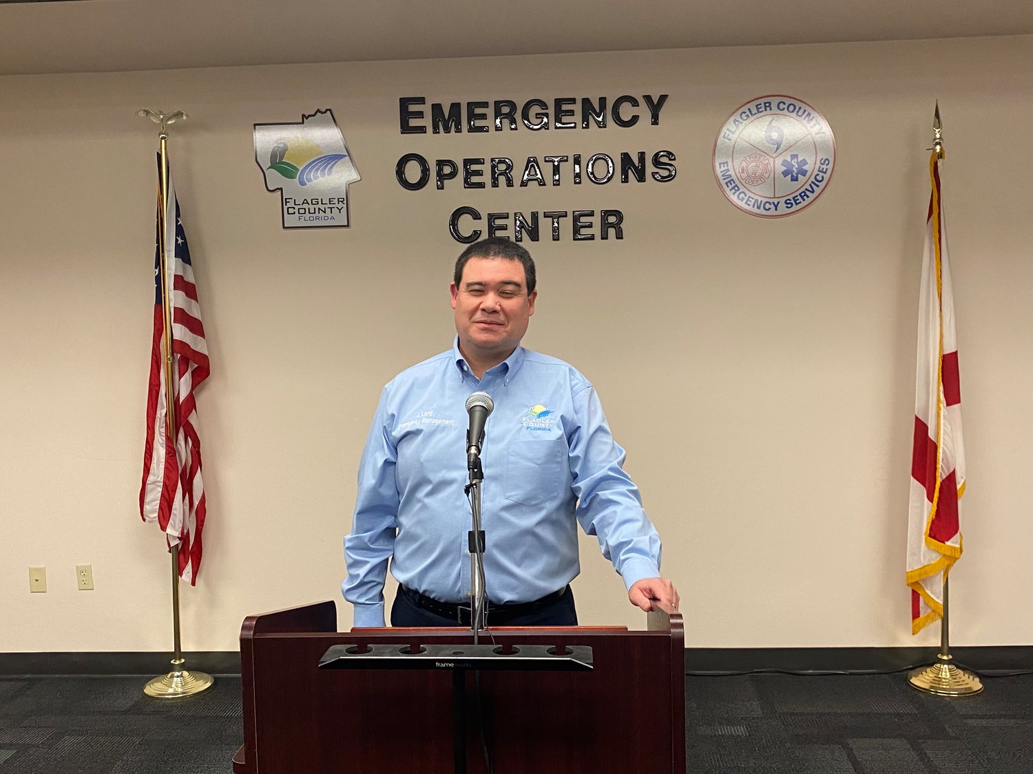 Flagler Emergency Management Director Jonathan Lord.