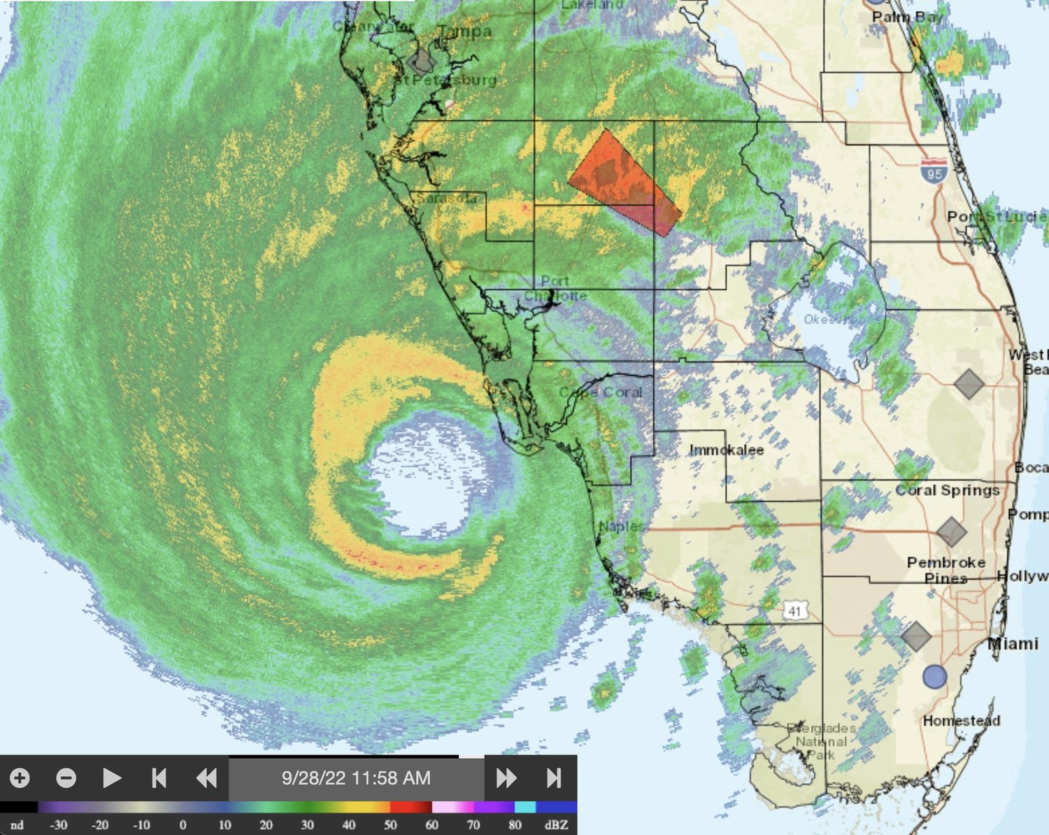 Hurricane Nears Category 5 As Eyewall Advances To Gulf Coast