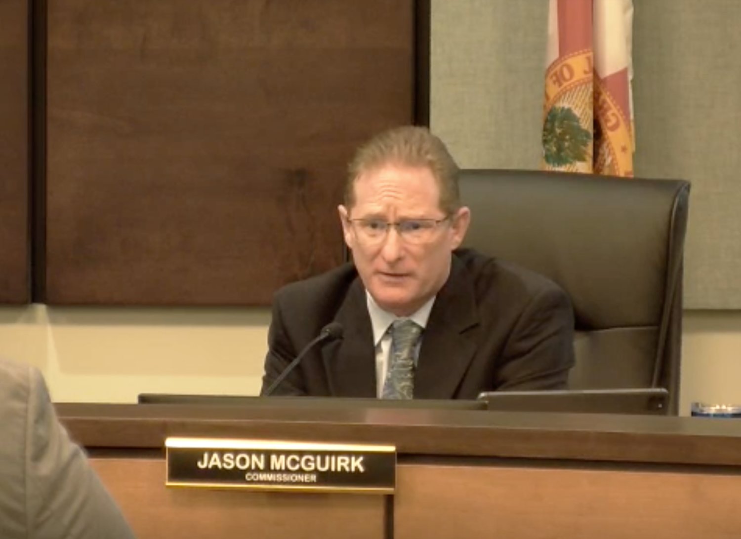 Commissioner Jason McGuirk had his reservations, but still voted in favor.